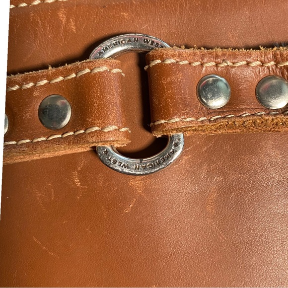 American West Genuine Leather Shoulder Bad - Picture 8 of 16